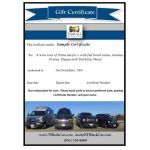 Temecula Black Car Gift Certificate image