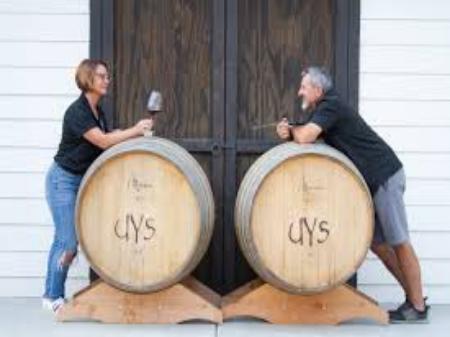 Dirk and Michelle Uys Photo by Uys Winery